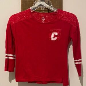 Colosseum Kids Crimson Long Sleeve Tee